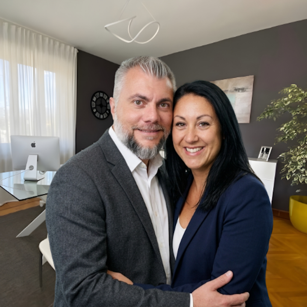 laura e devis in ufficio